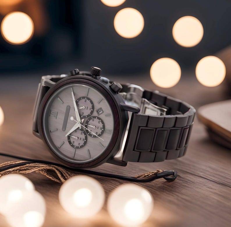 Personalized Gift for Boyfriend, Husband Anniversary - Engraved Watch + FREE SHIPPING image 10