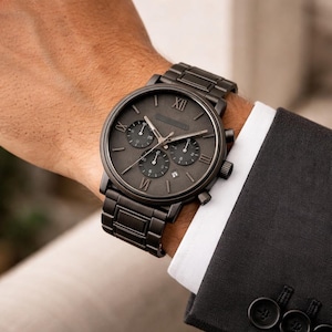 Personalized Gift for Boyfriend, Husband Anniversary - Engraved Watch + FREE SHIPPING image 6