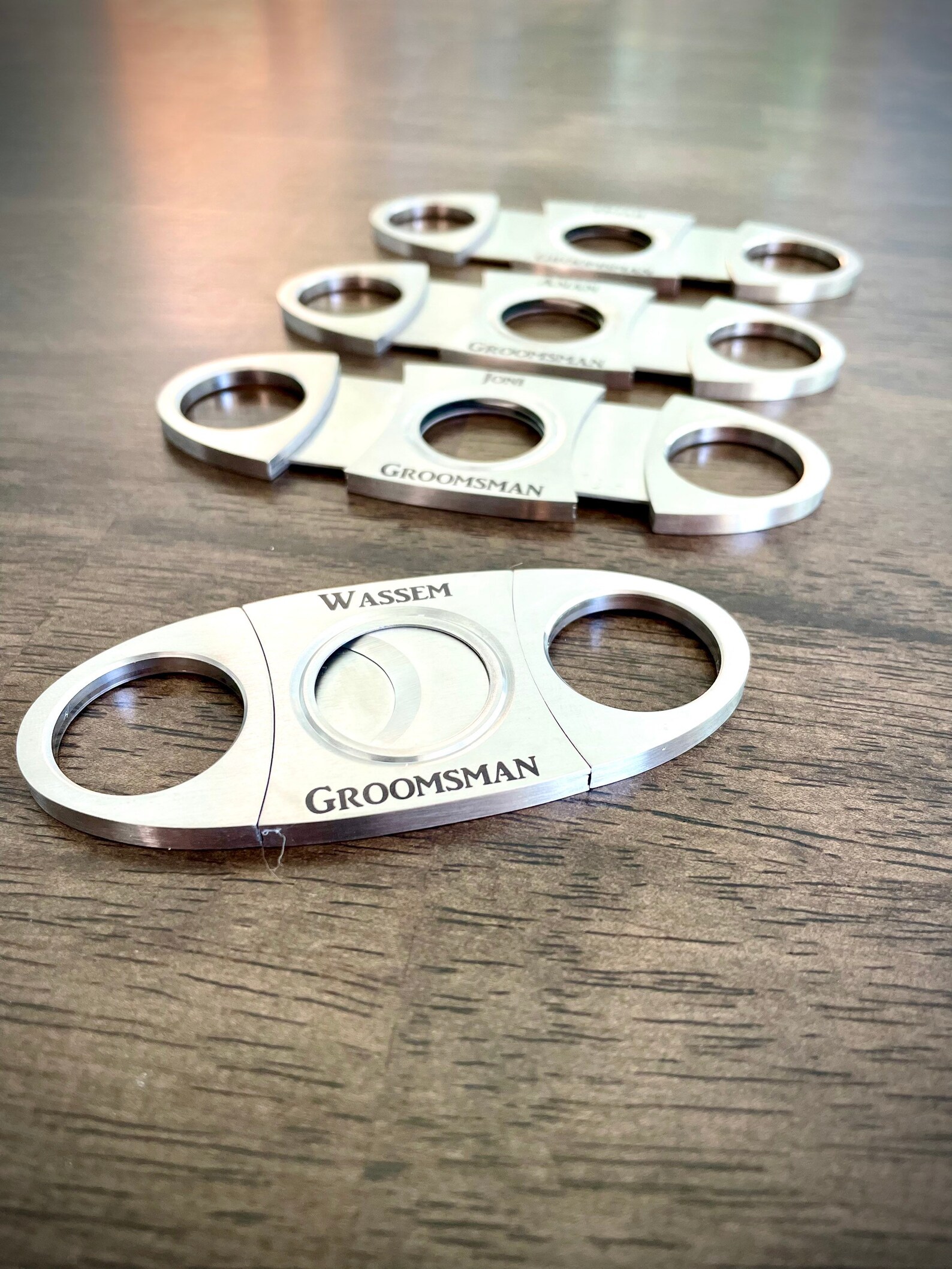 Custom Cigar Accessories Engraved Cigar Cutter Groomsmen Etsy