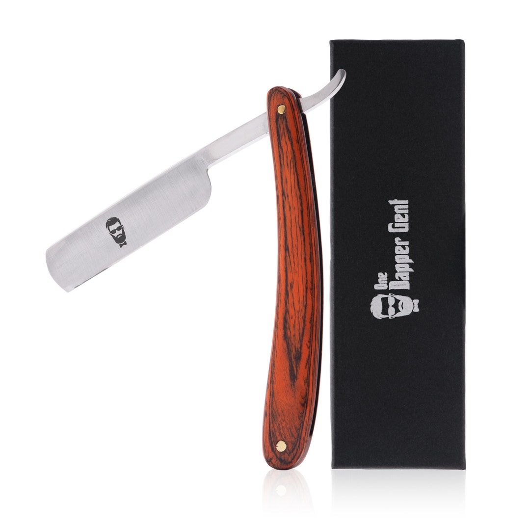 Wooden Straight Edge Razor for Man Stainless Steel Manual Straight ...