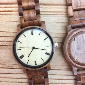 Wooden Watches, Wood Watch, Mens Wooden Watch,Wood Watches for him, personalize watch, Boyfriend Gift, Gifts for Dad, Gift 画像 9