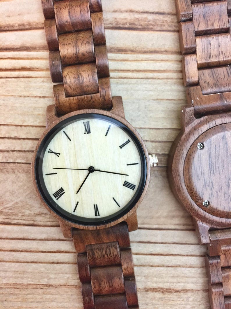 Wooden Watches, Wood Watch, Mens Wooden Watch,Wood Watches for him, personalize watch, Boyfriend Gift, Gifts for Dad, Gift 画像 9