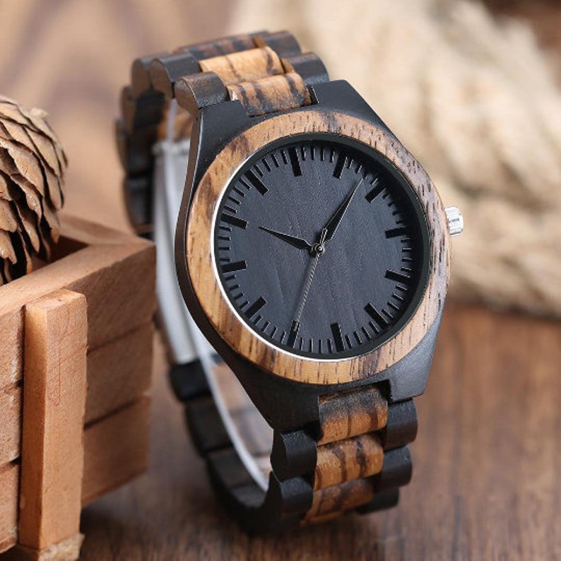 Wood Watch, Men’s Wooden Watch, ENGRAVING INCLUDED! Mens Wood Watch,Wood Watches for him, personalize watch, Boyfriend Gift, Gifts for Dad 