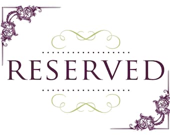 RESERVIERT für Amanda