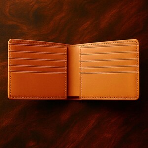 Personalized Vegan Leatherette Wallet: Custom Engraved Bifold Gift image 10