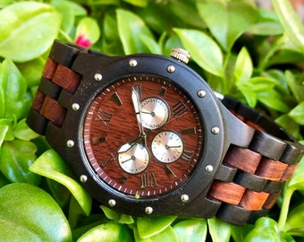 Anniversary Wood Watches for him, Personalized Wood Watch, Boyfriend Gift,