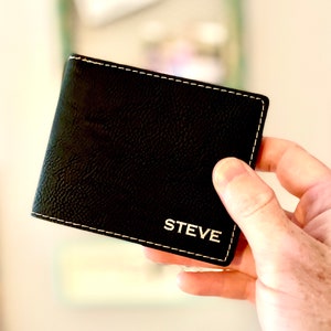 Groomsmen Brieftasche Geschenk, Groomsmen Vorschlag, personalisierte Geburtstagsgeschenk, Freund Geburtstagsgeschenk, Vegan Leder Brieftasche, Bräutigam Brieftasche