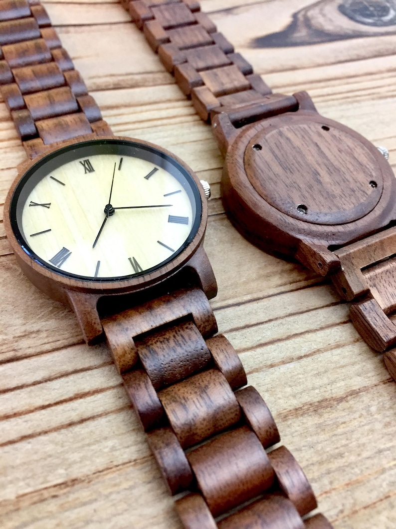 Wooden Watches, Wood Watch, Mens Wooden Watch,Wood Watches for him, personalize watch, Boyfriend Gift, Gifts for Dad, Gift 画像 7