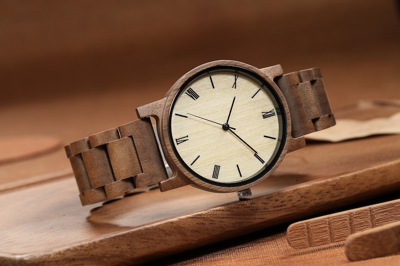 Wooden Watches, Wood Watch, Mens Wooden Watch,Wood Watches for him, personalize watch, Boyfriend Gift, Gifts for Dad, Gift 画像 3