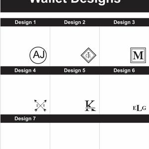 Personalized Vegan Leatherette Wallet: Custom Engraved Bifold Gift image 14