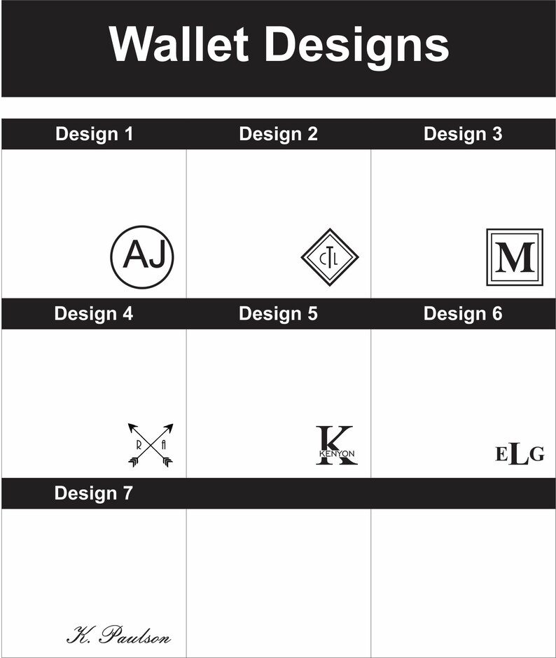 Personalized Vegan Leatherette Wallet: Custom Engraved Bifold Gift image 14