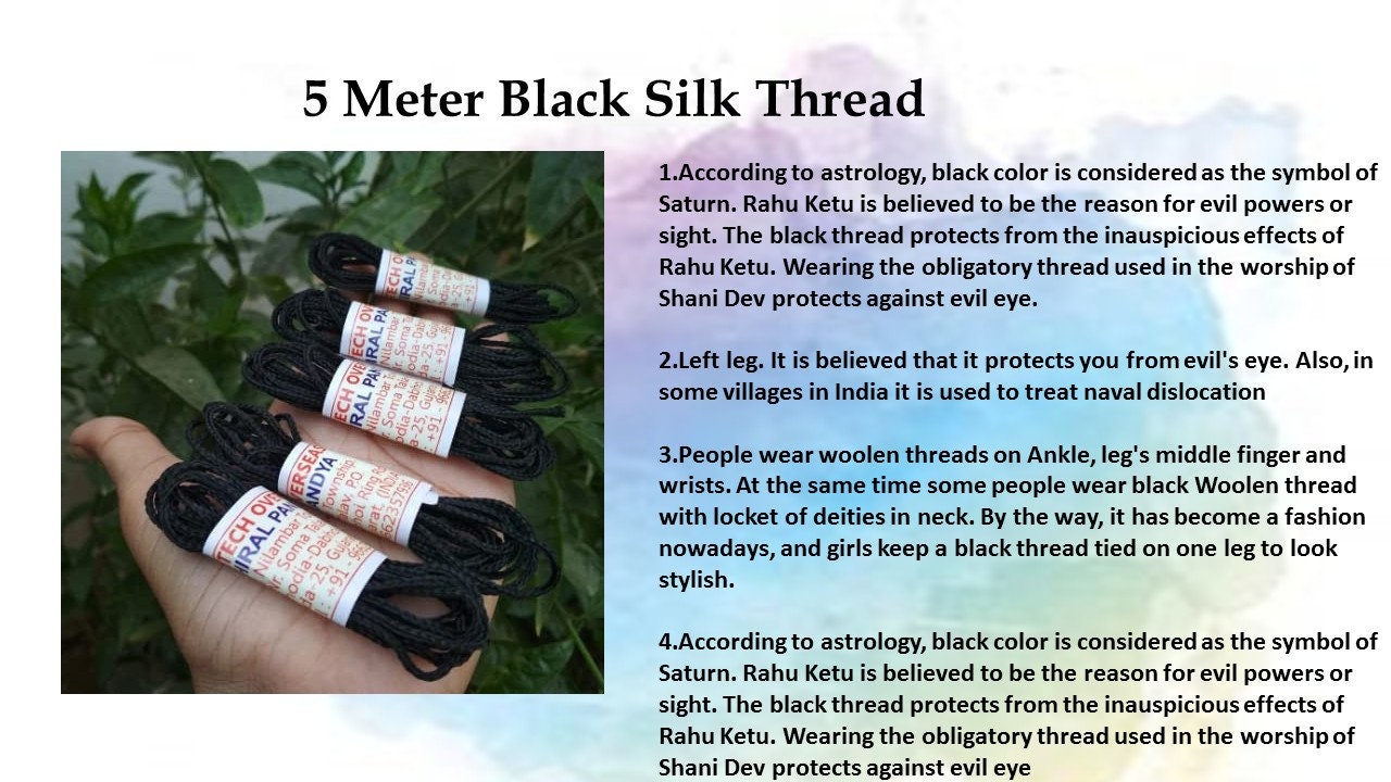 How tying black thread on your wrist can protect you from evil things? -  PujaShoppe Blog