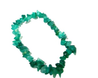 Hijet Apatite Chips Bracelet chakra Balancing,Positive energy,fashion style stretchy Bracelet