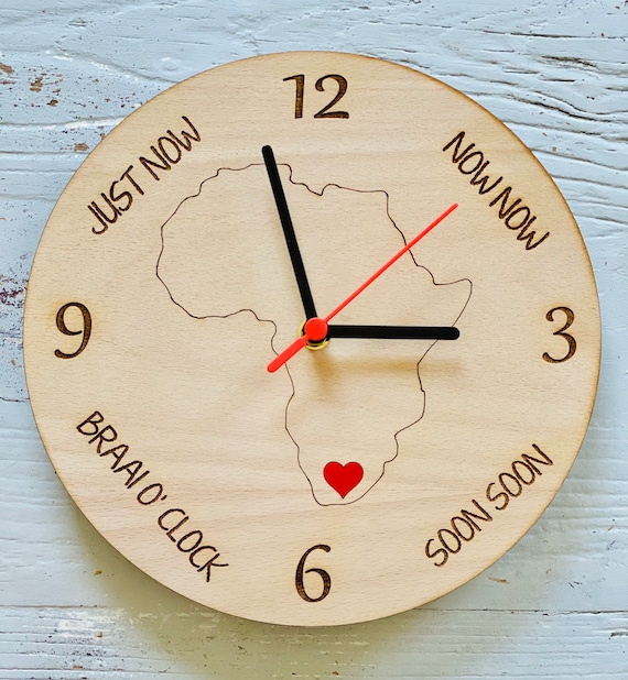 South African Time Clock Etsy UK