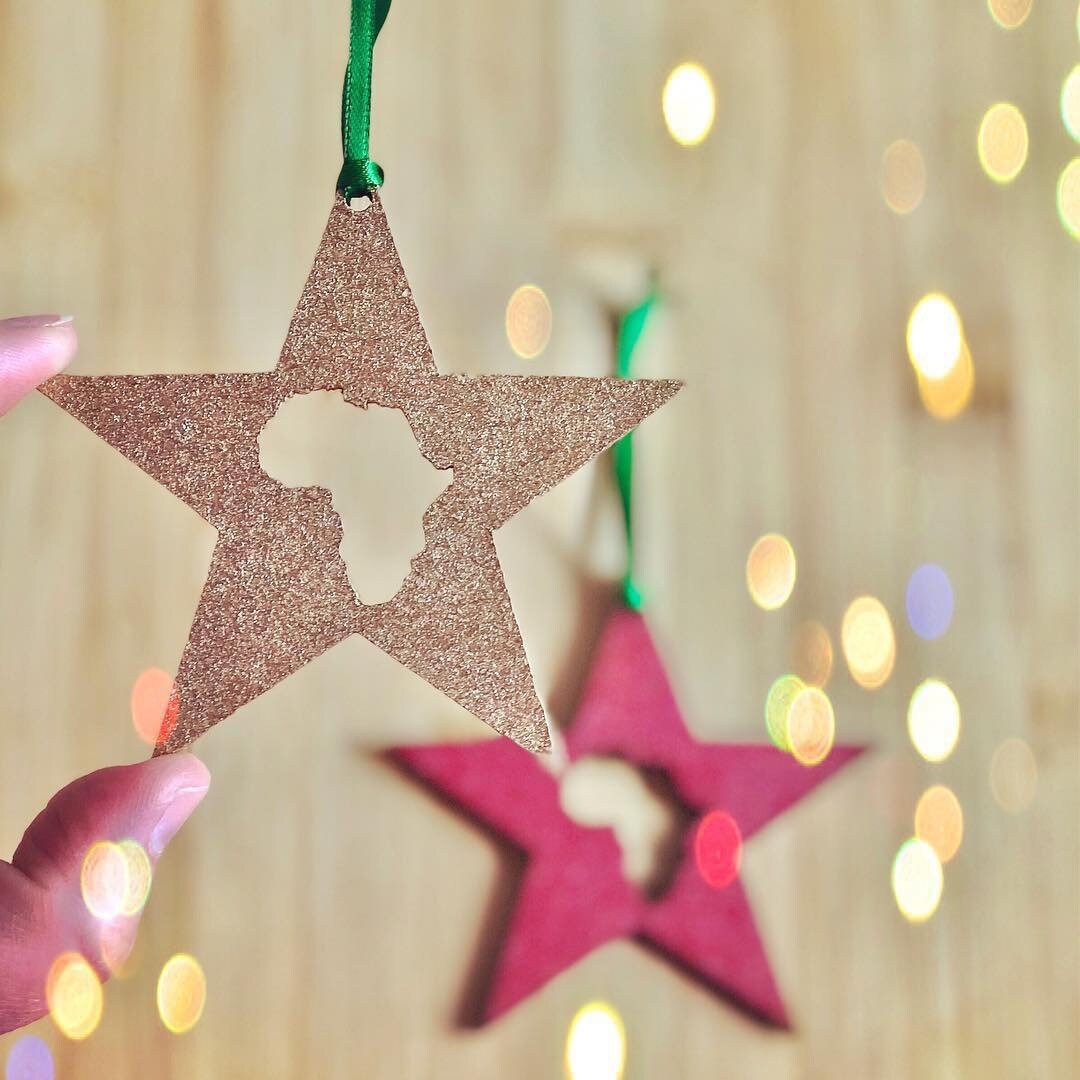 Africa/south Africa Christmas Star Decorations Etsy