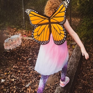 Ready to ship Monarch Butterfly Fairy Wings, prentend play, kids fairy costume, adult fairy wings, dress up wings, kids birthday gift