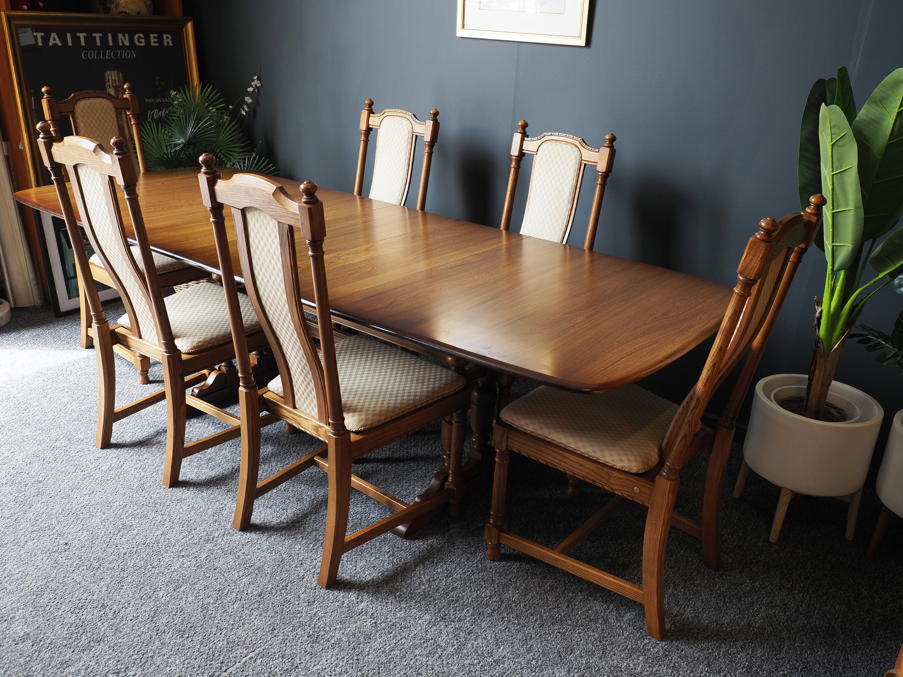 Mid Century Ercol Golden Dawn Extending Dining Table & Six Etsy