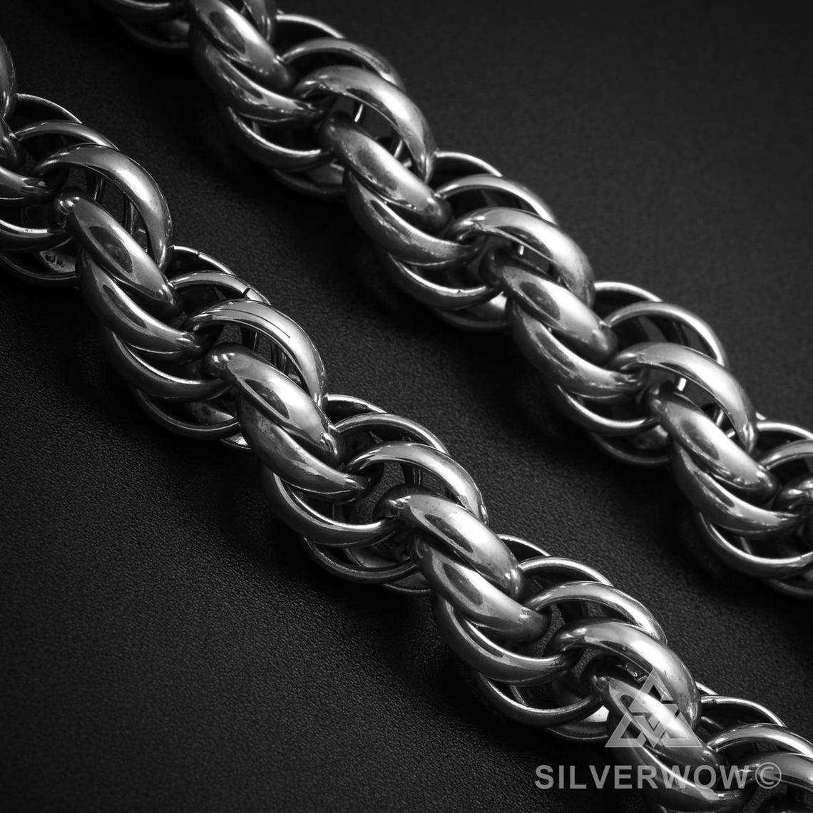 Dookie Ropes Rope Chain | Dookie Necklace | Heavy 925 Solid Sterling Silver | Approx ...