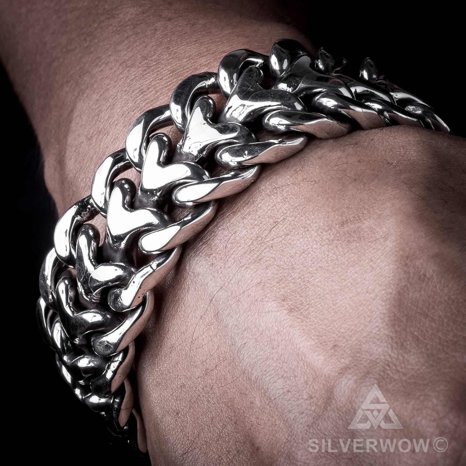 Heavy bracelet for mens sale