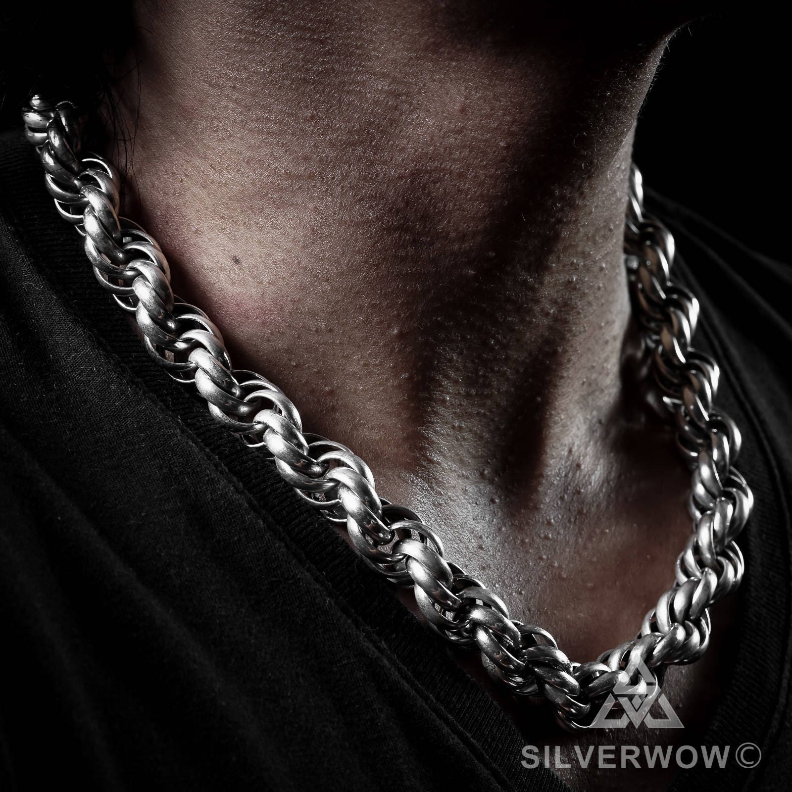 Rope Chain Dookie Necklace Heavy Chunky 