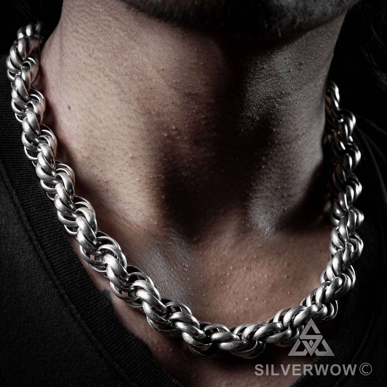 Rope Chain Dookie Necklace Heavy Chunky 