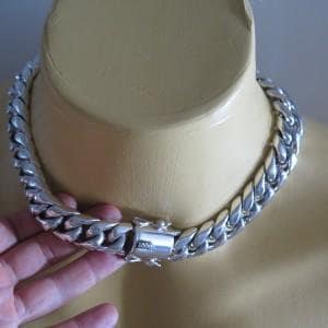 Miami Cuban Link Necklace - Heavy 20mm Wide -  925 Sterling Silver