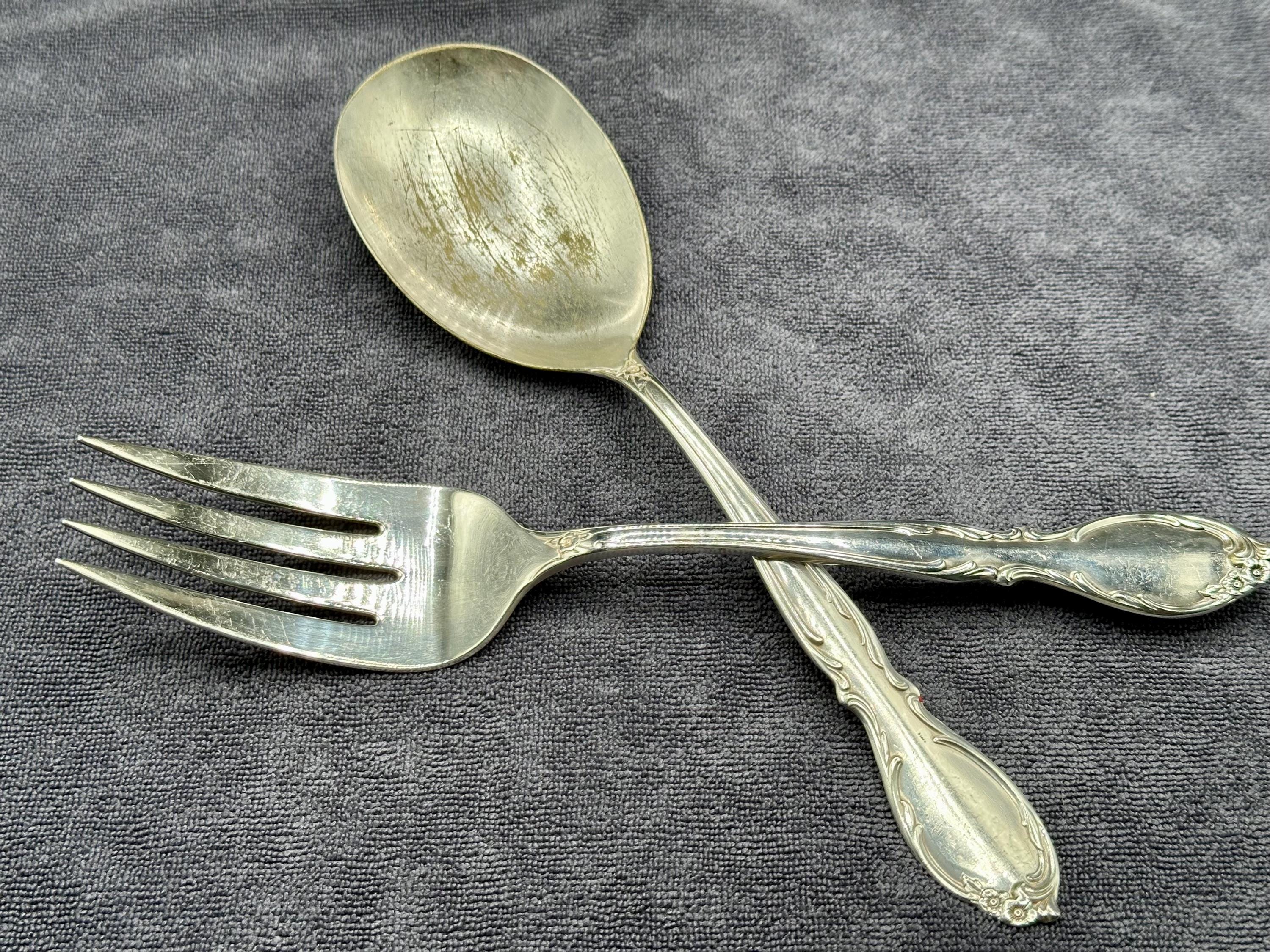 Rogers Precious Silverware Set - Etsy
