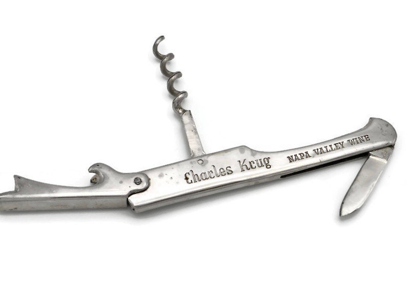 Charles Kcug NAPA VALLEY WINE Waiter's Corkscrew W. Etsy