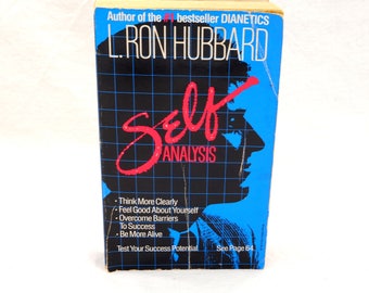 Self Analysis by L. Ron Hubbard, Vintage Paperback 1986, Self Help Self Improvement Book