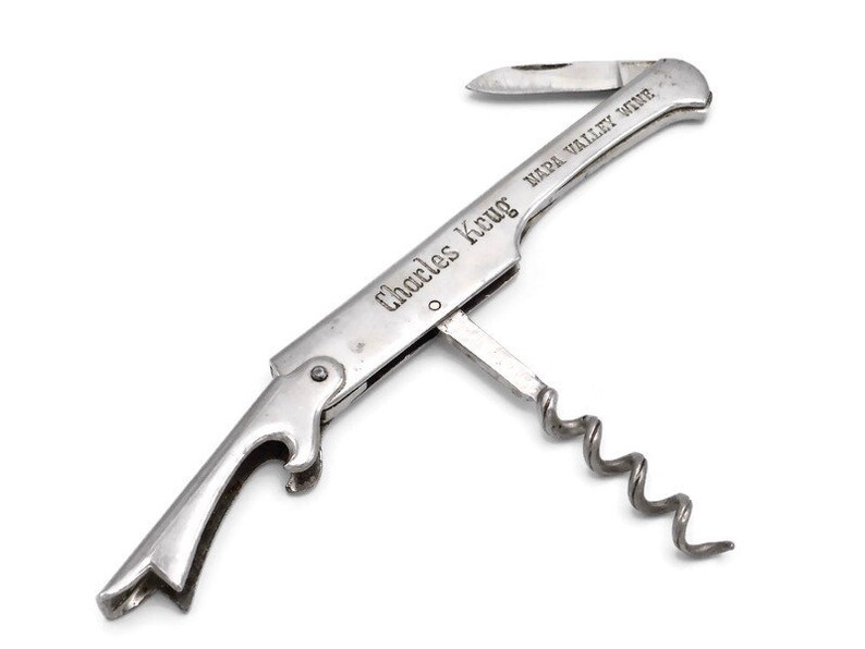 Charles Kcug NAPA VALLEY WINE Waiter's Corkscrew W. Etsy