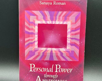Personal Power Through Awareness, A Guidebook for Sensitive People by Sanaya Roman, Vintage Paperback Book 1992 Mint Condition