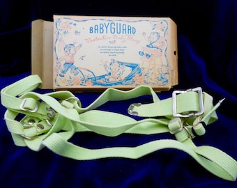 RARE Vintage 1950s Baby Guard Harness: Protective Baby Strap, New Brunswick NJ