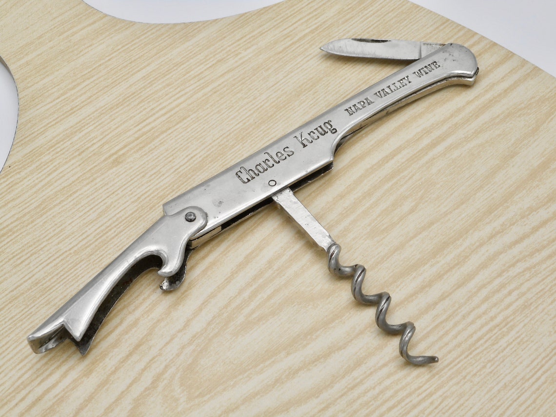 Charles Kcug NAPA VALLEY WINE Waiter's Corkscrew W. Etsy