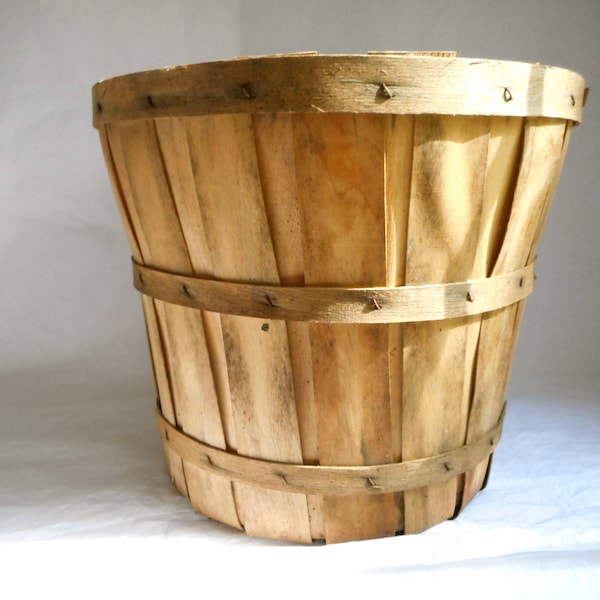 Wooden Bushel Baskets Etsy