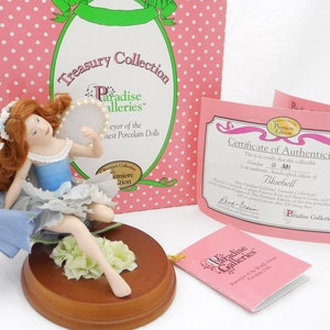 Bluebell The Little Flower Fairies Collection Vintage 1990&#39;s Collectible Paradise Galleries Porcelain Doll