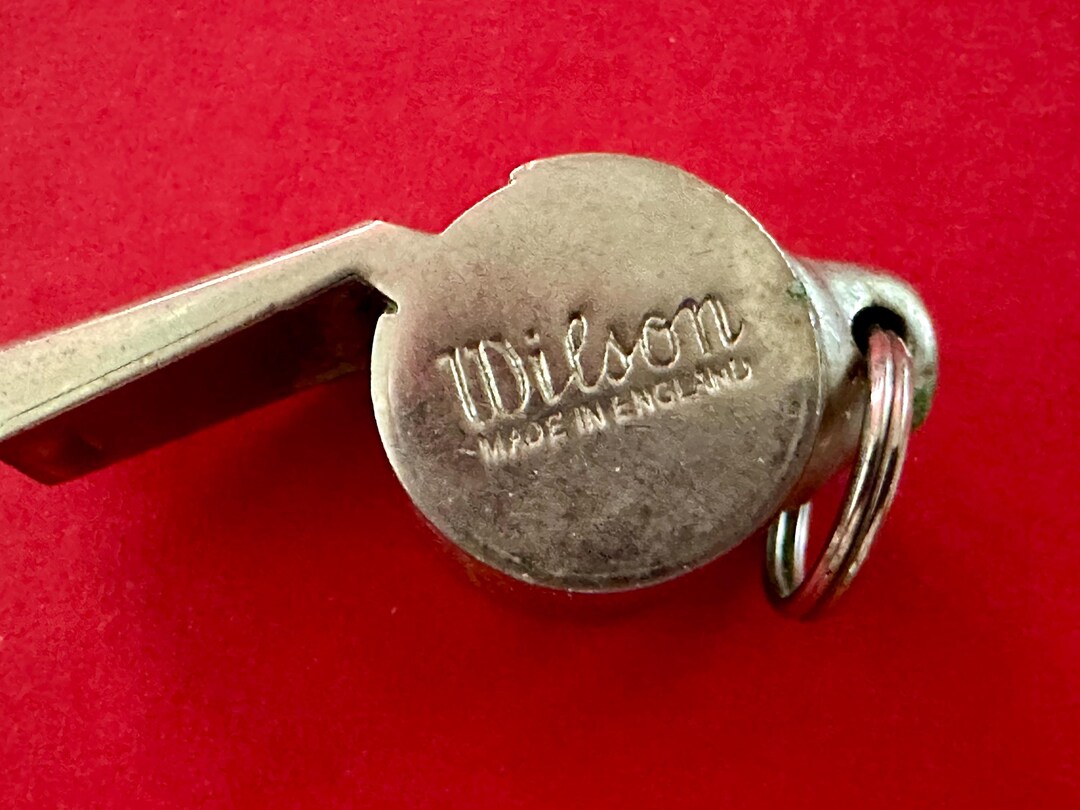 Sifflet Métal Vintage ACME THUNDERER – Fabriqué En Angleterre – Occasion Collectionneur