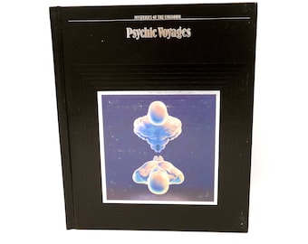 Psychic Voyages, Time Life Mysteries Of The Unknown, 1989 Vintage Hardcover, 1980's  Psychic Prop