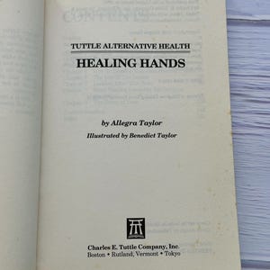 Healing Hands Allegra Taylor Paperback Book 1993 First Edition Tuttle Alternative Health image 17