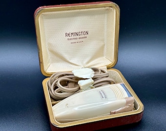 Vintage Remington Foursome Electric Shaver - Model W, Collectible with Case