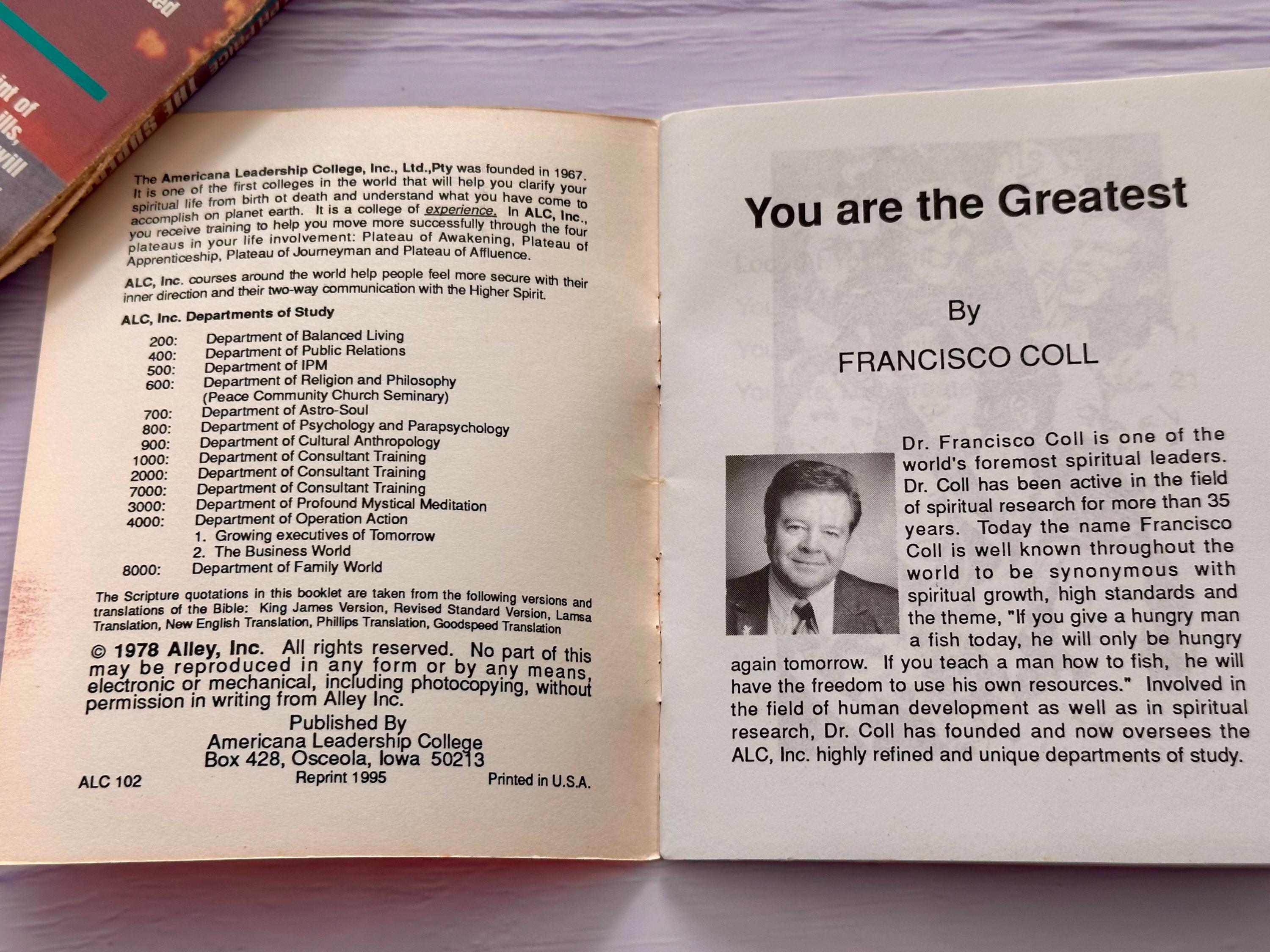 You Are the Greatest Compiled by Francisco Coll 1995 RARE Vintage ...