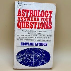 Vintage Astrology Guide - Edward Lyndoe Fawcett Gold Medal Book