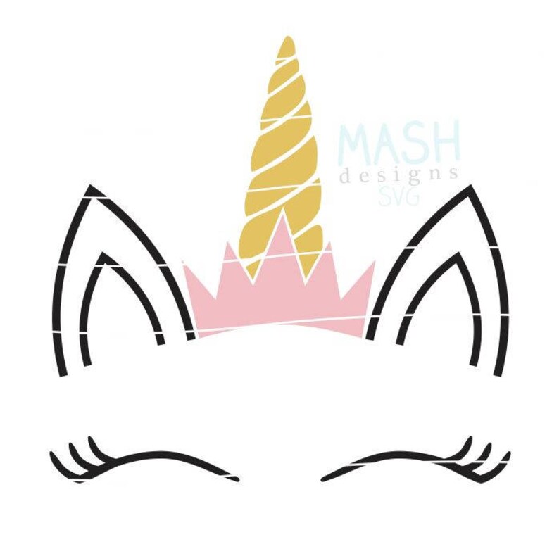 Download Unicorn With Crown Svg Printable Nursery Art Unicorn Baby Shower Svg Unicorn Face Svg Unicorn Birthday Svg Princess Unicorn Svg Materials Craft Supplies Tools
