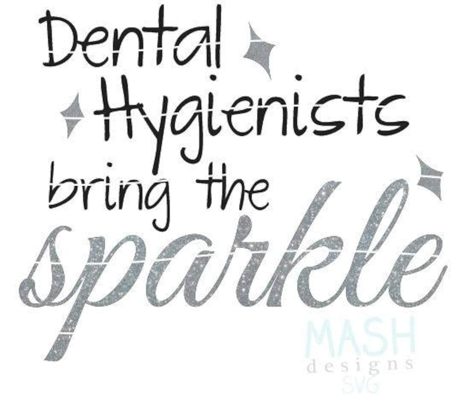 Dental Hygienist bring the sparkle svg dental hygienist svg Etsy