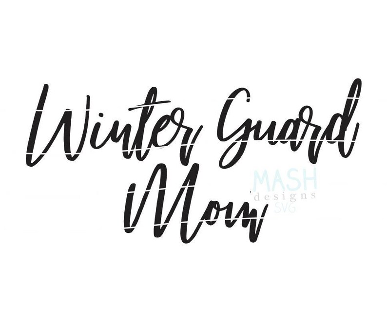 Download Winter Guard Mom svg colorguard mom svg band mom file | Etsy