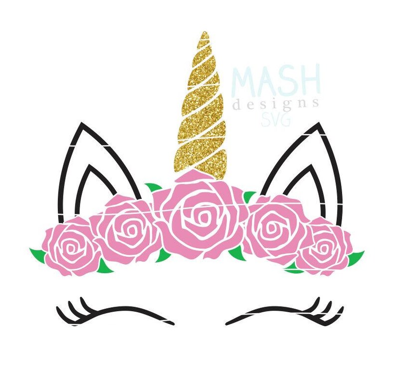 Download Floral Unicorn Head Clipart Rose Floral Unicorn Svg Unicorn Baby Shower Svg Printable Nursery Art Unicorn With Roses Png Baby Girl Svg Card Making Stationery Papercraft Delage Com Br