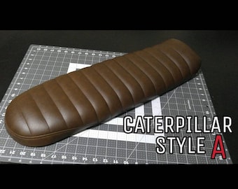 Custom Motorcycle Cafe Racer Brat Style Caterpillar Seat
