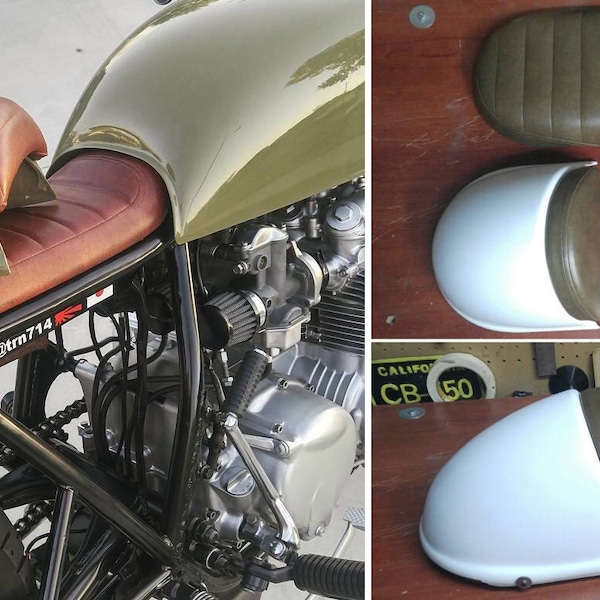 Cafe Racer Removable Seat Cowl Hump 9" KIT