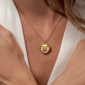 Turtle necklace ~ Double Sided Coin Necklace Handmade Greek Ancient Replica ~ Gold Turtle Pendant ~ Silver Stater of Aegina Gold-plated