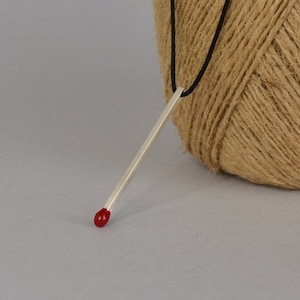 Unique Line Necklace, Bar Pendant, Handmade Spirto Pendant, Match Necklace
