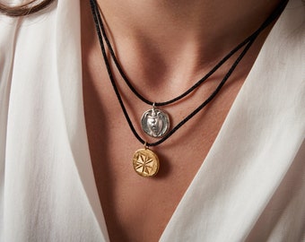Turtle Necklace, Ancient Greek Replica Coin Necklace, Gold tartaruga pendant, Greek Turtle Jewelry